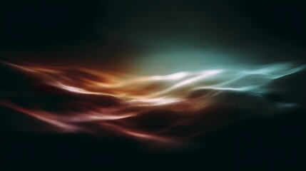 Sticker - dramatic abstract display under intense light