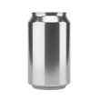 © Alima.Std - Generic Silver Aluminum Drink Can with Condensation Isolated on Black