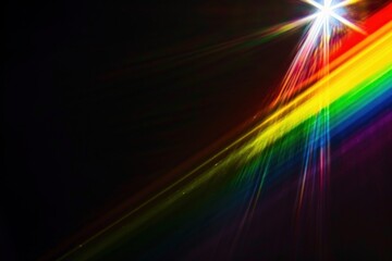Wall Mural - rainbow flare backgrounds light laser.