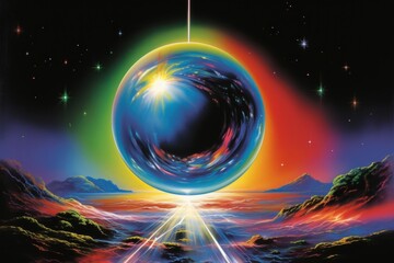 Wall Mural - planet astronomy universe sphere.