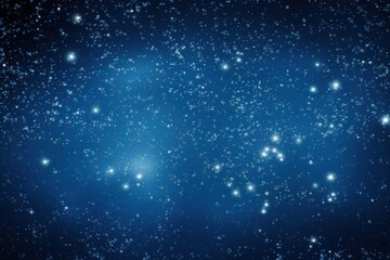 Canvas Print - Blue sky with stars space astronomy universe.