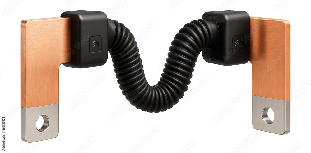 Power Rpouting Flexible busbar with joint connectors for adaptable power routing in ...