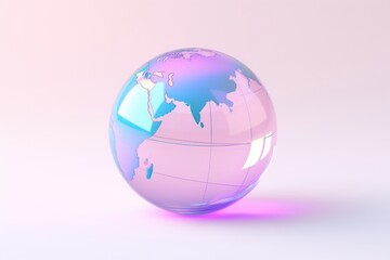 Canvas Print - Globe sphere planet space.