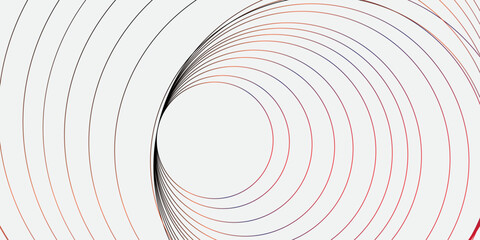 Modern minimalistic texture with linear of design. Simple wave line background. Abstract spiral shape 3d rendered illustration. Abstract minimalist background. Vector illustration. 