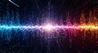 © Ednita - Dynamic sound wave visualization with glowing digital data streams