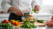 © sepstock - Chef Preparing Healthy Colorful Salad
