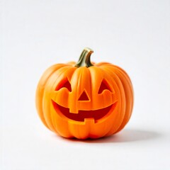 Wall Mural - halloween pumpkin isolated on white
