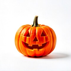 Wall Mural - halloween pumpkin isolated on white