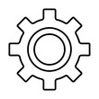 © Mansura - Gear icon vector illustration