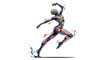 © markusmiller - Futuristic robot dancing with grace and elegance
