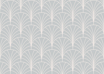 Wall Mural - abstract vector art seamless pattern. vintage victorian background. geometric retro illustration.