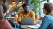 © Olga - Group meeting with young professionals discussing project
