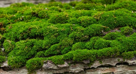Moss and lichen on tree bark 5