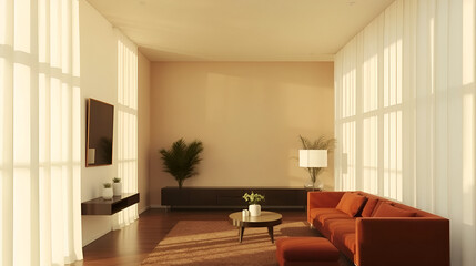 Serene ambiance unfolds as soft lighting diffuses through the space, reducing contrast and inviting quiet elegance
