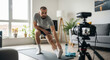 © Earthen Stock - Exhausted but determined man resting after a workout