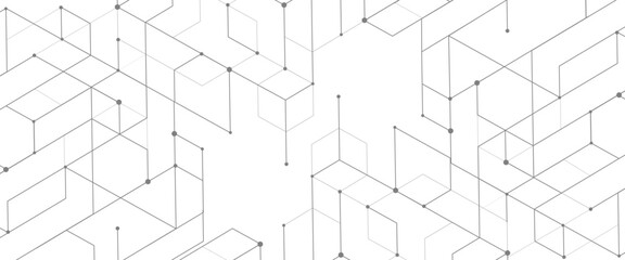 Wall Mural - vector creative idea of modern design with abstract geometric background