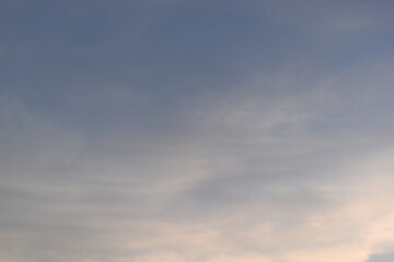 Wall Mural - beautiful blue sky and white cloud background in springtime