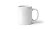 © NEUVANJOSE - Plain white ceramic mug isolated on white background for customization