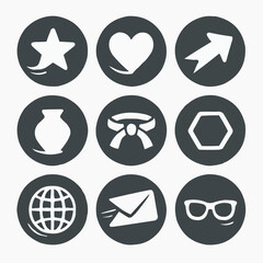 set of icons for web