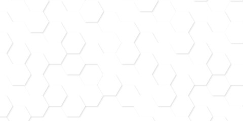 Wall Mural - abstract background with hexagons honeycomb technology texture. hexagonal shape 3d structure light s
