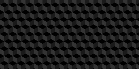 Wall Mural - abstract black and gray style minimal blank cubic. geometric pattern illustration mosaic, square and