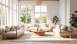 © soble_ - Contemporary living room with minimalist decor
