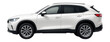 © OMD - Side view of a white SUV car.
