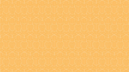 Luxury Seamless Gold Line Geometric Pattern on White Background, Abstract Oriental Modern Vector Tile Texture for Elegant Wallpaper, Branding, and Decorative Design
