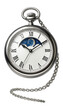 © OMD - Pocket watch with a moon phase indicator