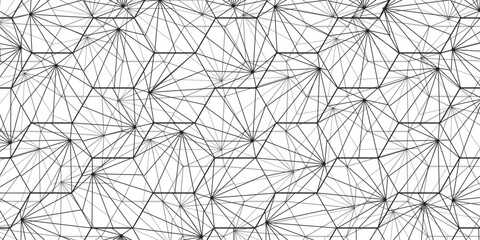 Abstract of simple gray line triangle pattern geometric background .white background creative and geometric shape with white luxury pattern .Gray and white geometric background with low poly triangle