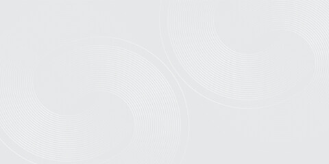 Wall Mural - white background glowing geometric lines on gray background. modern simple art shiny abstract good s