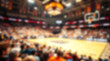 © miracle - Blurred background of supporters at sports event crowd of people in a basketball court