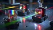 © Shaggy - Laser optics experiment setup for research and development of photonics and quantum technology system