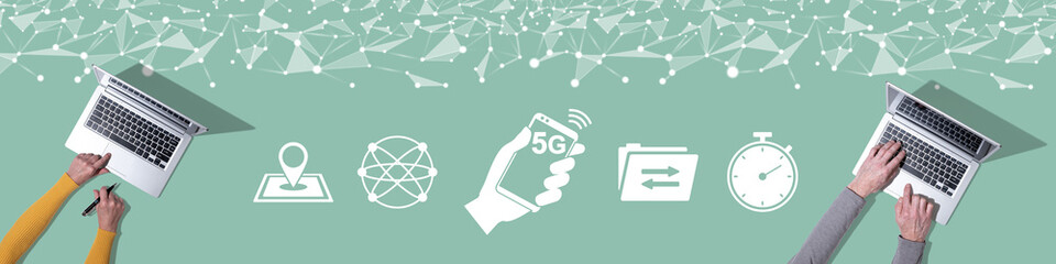 Wall Mural - Concept of 5g