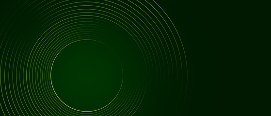 Wall Mural - Futuristic abstract background. Glowing circle lines design