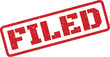 © Mahmud - Distressed rectangular filed rubber stamp design showing completion or submission with splatter effect
