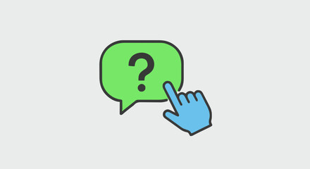 Icon vector contact us