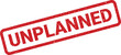 © Mahmud - Red textured unplanned stamp design, emphasizing a casual, imperfect notification effect