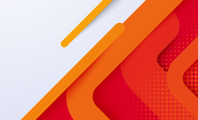 Wall Mural - orange striped abstract background vector illustration design template