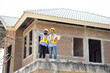 © NVB Stocker - Engineering, construction site. construction worker planning and architecture in construction site