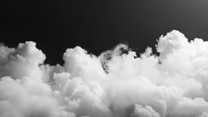 Wall Mural - airplane flying high in the clouds