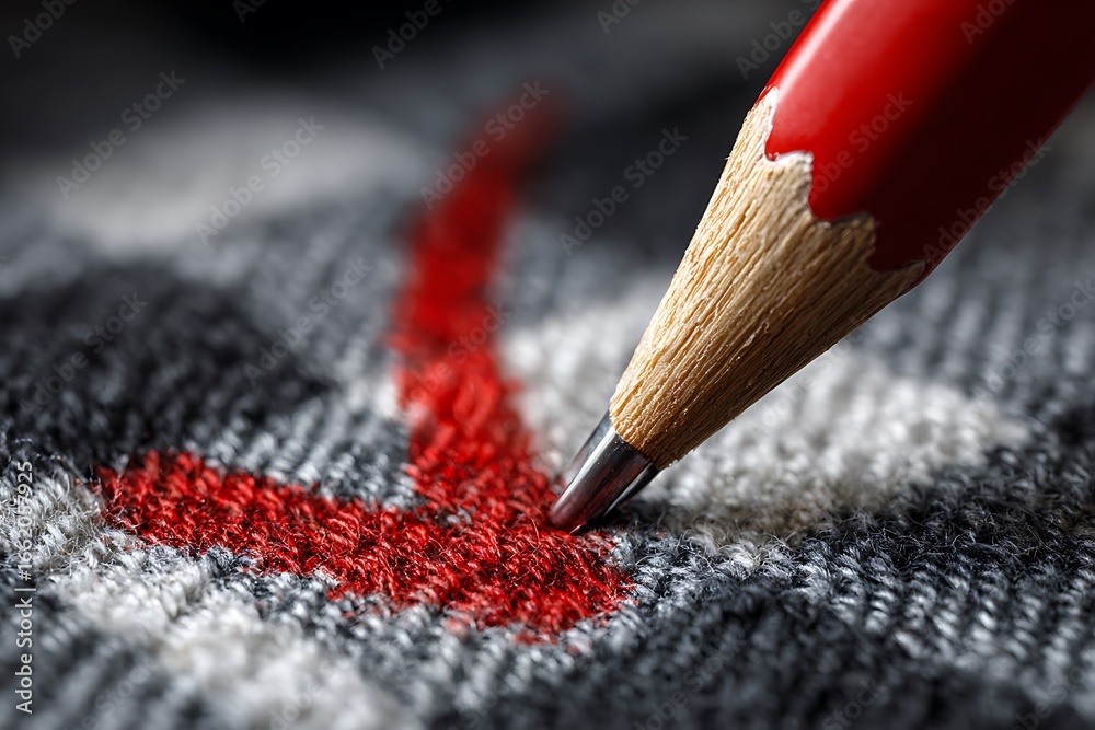 Red tick symbol for UI design and app interfaces Stock Illustration ...