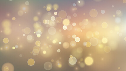 Wall Mural - Golden dust light. Christmas glowing bokeh confetti and sparkle overlay texture for your design. Stock royalty free vector illustration. 