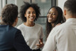 © YourHumbleAMAM - portrait of people hanging out at office