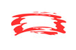 © Nurul - Abstract red brush stroke frame isolated on transparent background