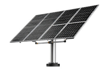 Solar panel array on a stand