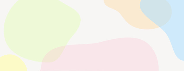Wall Mural - abstract pastel background with soft, organic shapes. light colors include pastel pink, pastel blue,