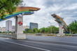 Beijing Chang'an Avenue Jianguomen rainbow gate.