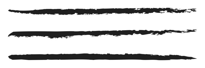 Hand drawn scribble underline line vector icon isolated on transparent background. EPS 10 .