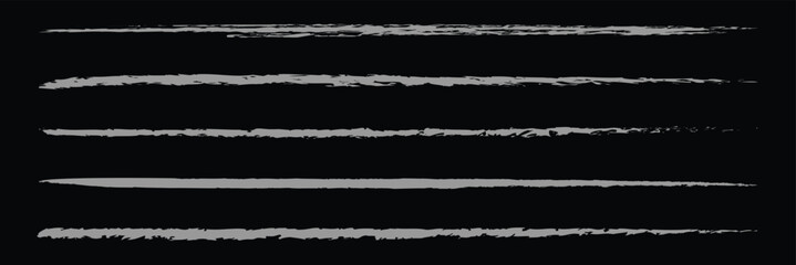 Hand drawn scribble underline line vector icon isolated on transparent background. EPS 10 .